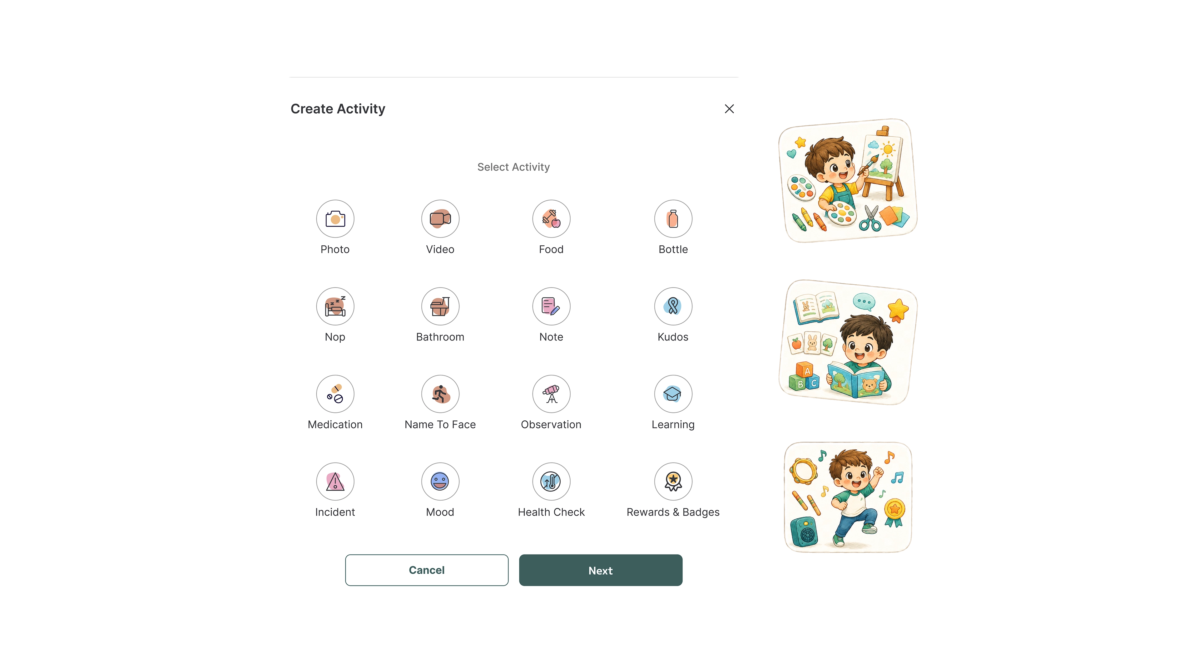 Fun and educational activities for preschool children